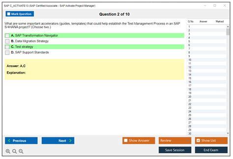 Sap Certified Associate Activate Project Manager C Activate