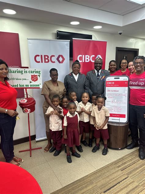 CIBC Caribbean's $5,000 Seed Donation Launches 2024 Salvation Army