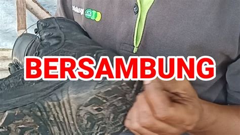 Cara Mudah Nyambung Benang Sol Sepatu Youtube