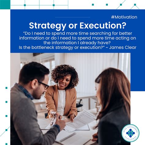 Finding A Balance Strategy Vs Execution