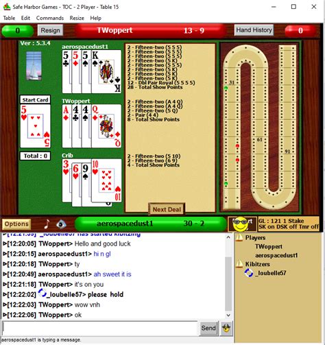 point hands cribbage games thecastle