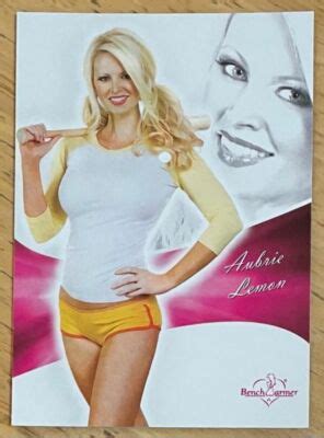 AUBRIE LEMON 2011 BENCHWARMER TRADING CARD HOT BIKINI MODEL EBay