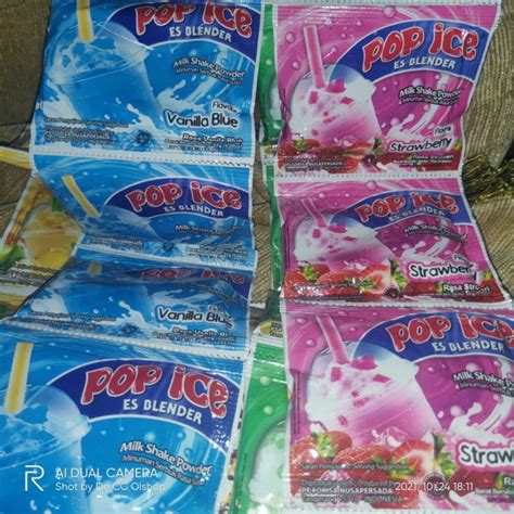 Jual Pop Ice Es Blender Renceng Isi 10 Sachet Shopee Indonesia