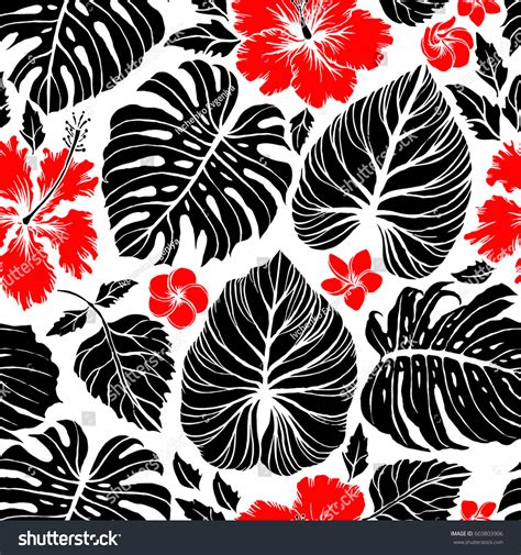 Aloha Hawaiian Shirt Seamless Background Pattern Stock Vector Royalty