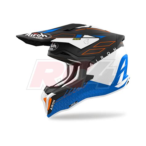 Capacete Airoh Strycker Skin Blue Matt Rc