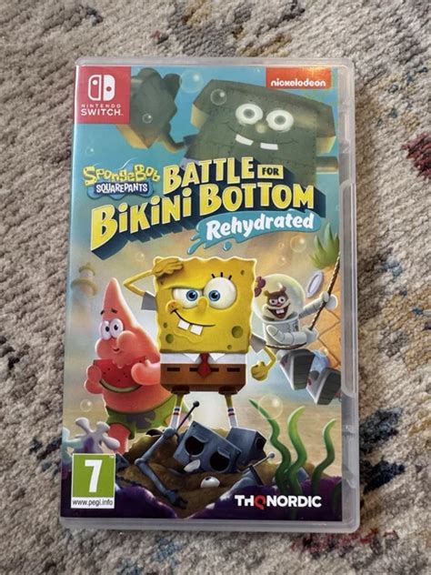 SPONGEBOB SQUAREPANTS BATTLE For Bikini Bottom Nintendo Switch Game 12 99 PicClick UK