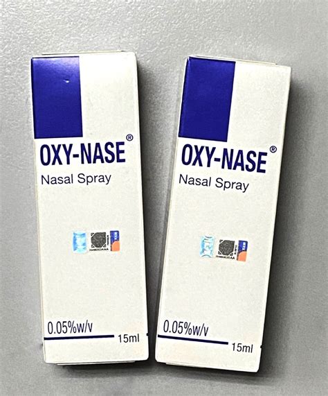 Oxy Nase Nasal Spray Ml Beauty Personal Care Sanitisers