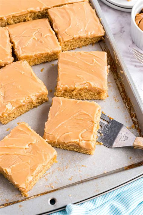 Peanut Butter Sheet Cake Recipe Shugary Sweets