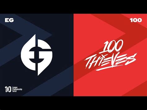 Video EG Vs 100 Week 7 Day 2 LCS Spring Split Evil Geniuses Vs