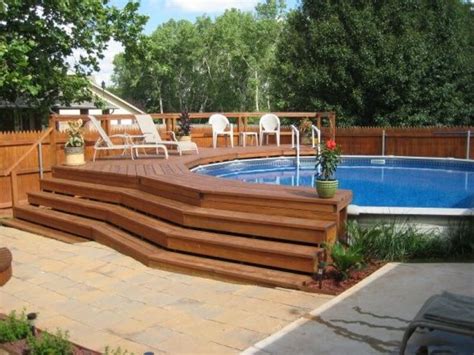 Pictures Of Above Ground Pools With Decks