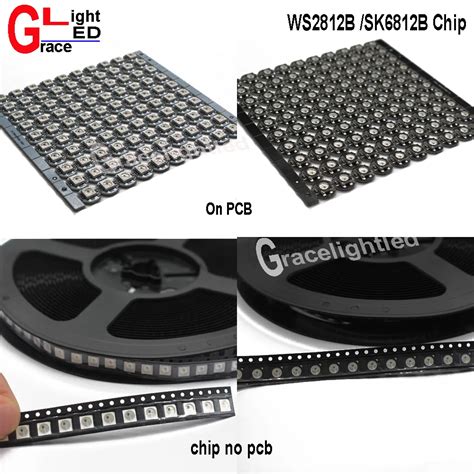 Pcs Lot Ws B Led Chip Pcs Rgb Smd Black White Version