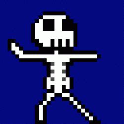 Pixel Art Skeleton Opengameart Org