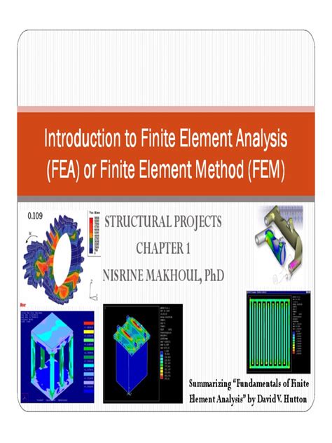 Chapter 1 Introduction To Finite Element Analysis V2 Pdf Pdf