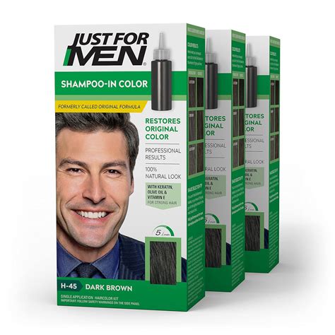 Just For Men Original Formula Men S Hair Color Dark Brown Pack Of