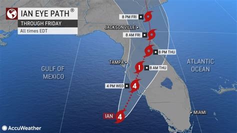 Hurricane Ian Updates On Landfall In Florida Projected Path