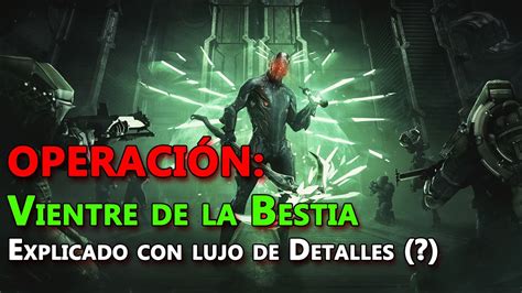 Warframe Operación Vientre de la Bestia YouTube