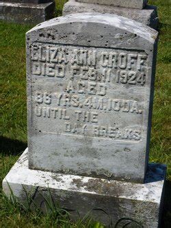 Eliza Ann Groff 1837 1924 Mémorial Find a Grave