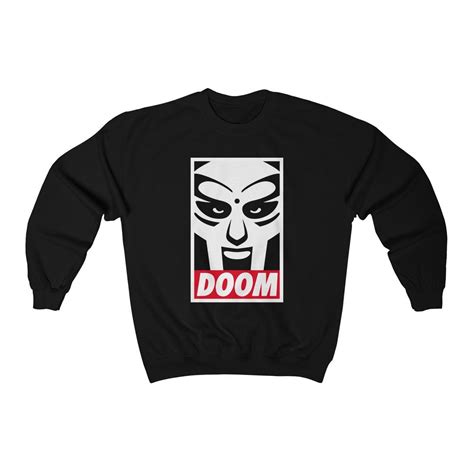 Mf Doom Sweatshirt Mf Doom Rapper Mens And Womens Sweater Etsy