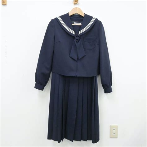 【中古制服】北海道 北海道旭川商業高等学校 女子制服 3点（セーラー服・ジャンパースカート）sf013153【リサイクル学生服】 | 中古制服 ...