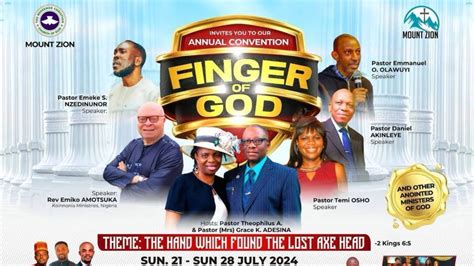 Rccg Mount Zion Live 280724 Day 8 2024 Finger Of God Youtube