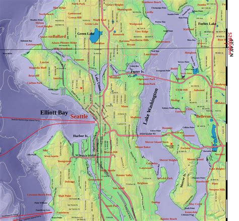 Puget Sound Map by Zan Strausz Cartography | Avenza Maps