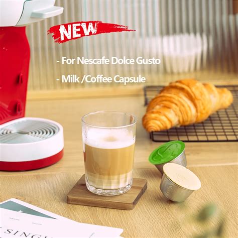 Icafilas Capsules de café réutilisables Dolce Gusto filtre à café et à