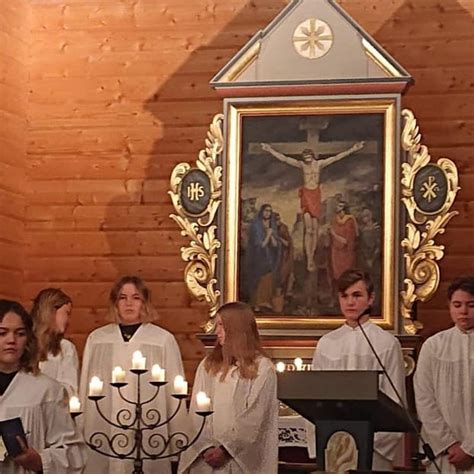 Lysmesse I Ingdalen Kirke Luciadagen S Ndag I Advent Portalen Agdenes