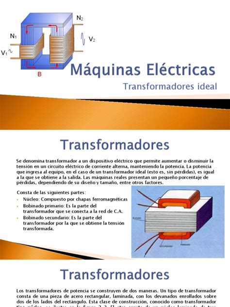 2 Máquinas Eléctricas Pdf Transformador Inductor