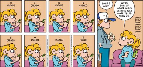 T E X T I N G Texting Foxtrot Comics By Bill Amend