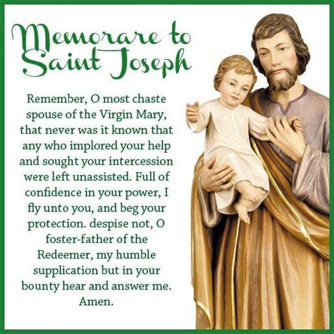 Memorare to St. Joseph Catholic Religion, Catholic Quotes, Catholic ...