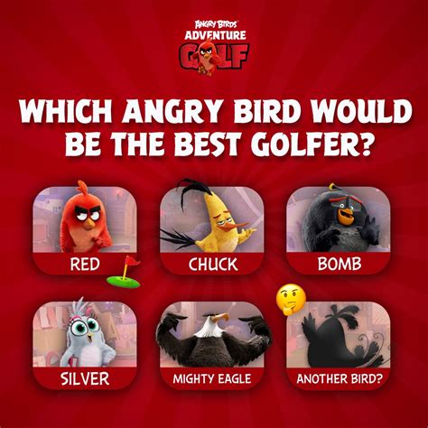 Angry Birds Adventure Golf On Twitter Which One Of Our Feathered