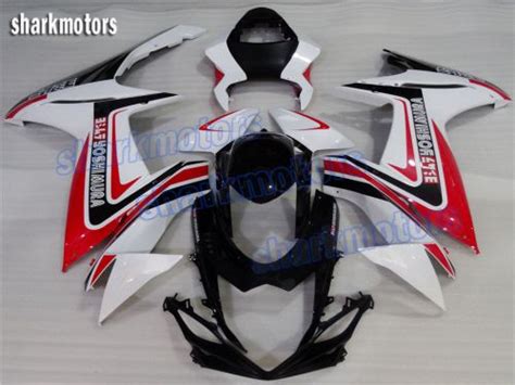 Sell Fairing White Red Injection Fit For Suzuki Gsx R Gsxr K