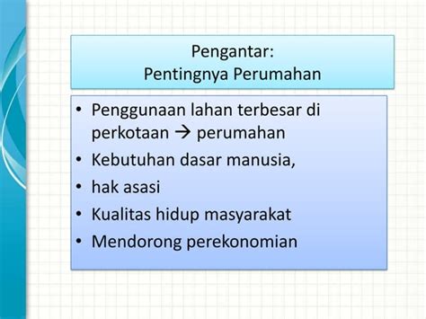 Kontribusi Pembangunan Perumahan Terhadap Perekonomian Ppt Free