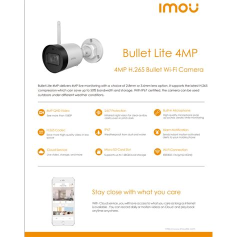 Imou Bullet Lite IPC G42P Scn One