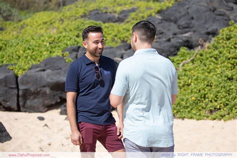 Proposal In Hawaii Same Sex Oahu Engagement Photographer