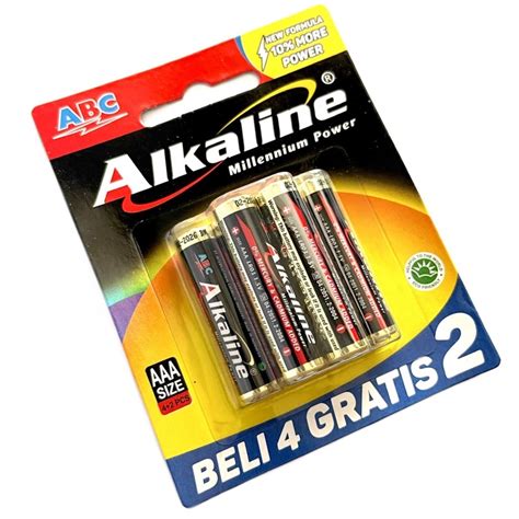 Jual Batu Baterai Ukuran AAA Merk Alkaline 4 2 PaDi UMKM