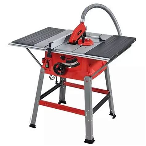 Krost W Inch Rpm Red Portable Table Saw With Metal Stand