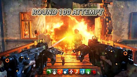 BO3 Zombies Gorod Krovi Round 100 Attempt Fail Got To Round 80