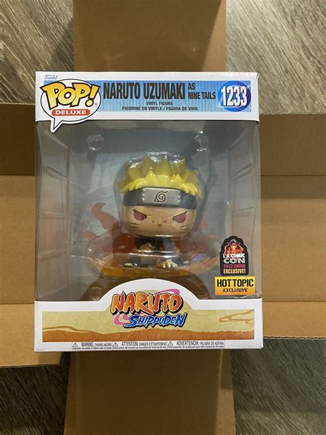 Funko POP 1233 Naruto Uzumaki As Nine Tails Hot Topic LACC Comic Con