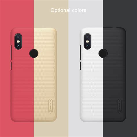 Nillkin Matte Hard Phone Case For Xiaomi Redmi Note 6 Pro White