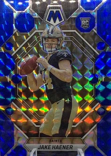 Jake Haener Mosaic Blue Price Guide Sports Card Investor