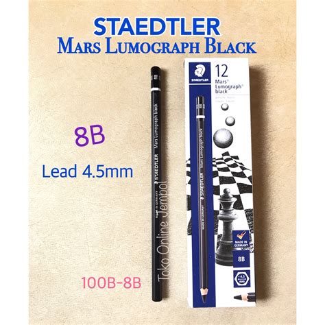 Jual Black B Mars Lumograph B B Pensil Staedtler Sketsa