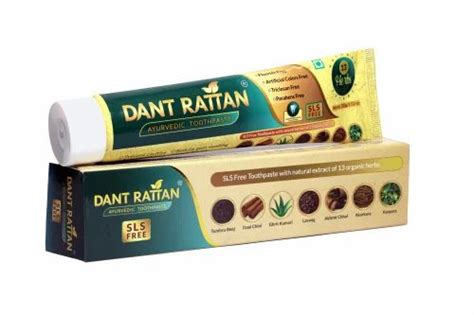 Herbal Dant Rattan Ayurvedic Toothpaste Packaging Size 100gm At 150