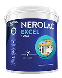 Nerolac Excel Total | Acrylic Emulsion Exterior Paint Colours