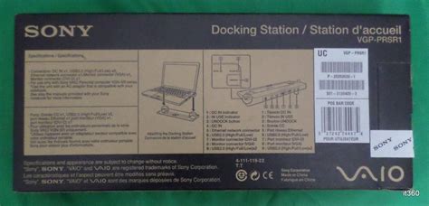 New Sony Vaio Vgp Prsr Docking Station