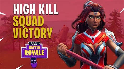 HIGH KILL Squad Game Fortnite Battle Royale Victory Shawny MYTH IN