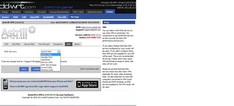 Astrill Router Applet DNS Astrill Wiki