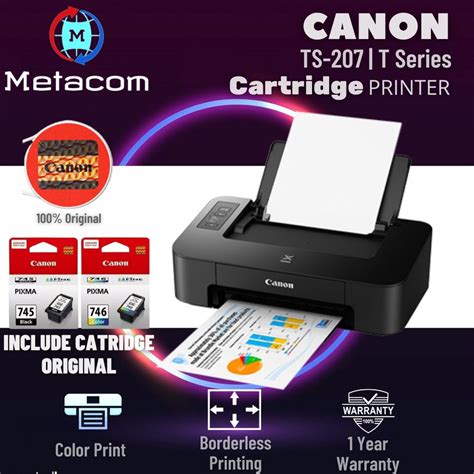 Jual Printer Canon Pixma Inkjet Ts 207 Single Function Print Only