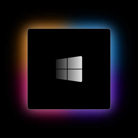 Windows logo Wallpaper 4K, M1 Chip, Black background