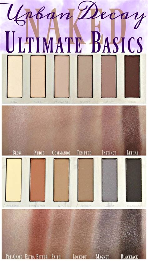 Urban Decay Naked Ultimate Basics Palette Swatches Review Urban